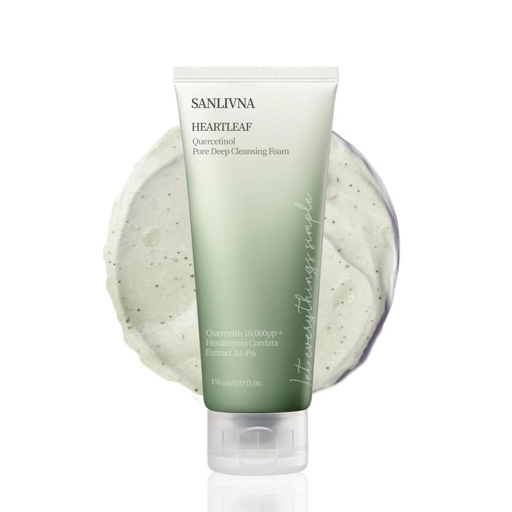 SANLIVNA Heartleaf Quercetinol Pore Deep Cleansing Foam - 150ml